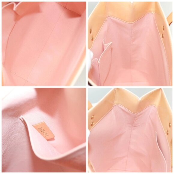 LOUIS VUITTON Vernis Reade MM Hand Bag Marshmallow Pink M91304 LV Auth 140351 - Picture 15 of 16